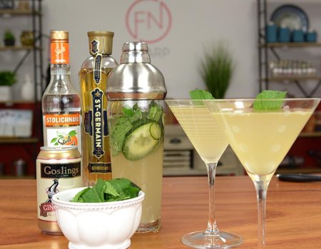 Pot of Gold Martini-Style Cocktail