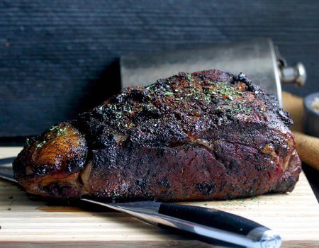 Bourbon and Coffee Prime Rib Recipe